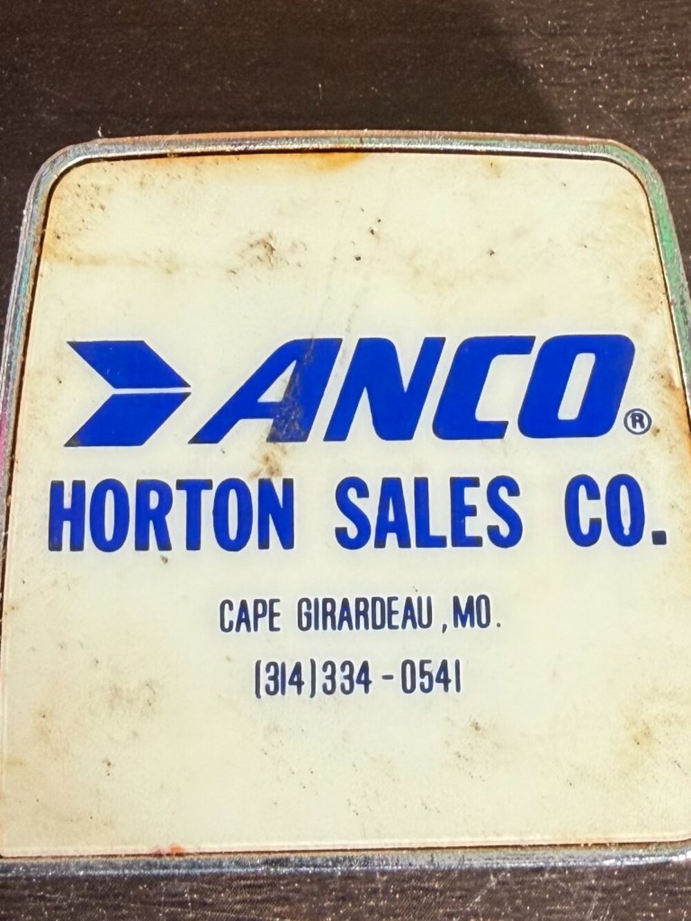Vintage ANCO Advertising Tape Measure - Horton Sales Co. - Cool Collectible